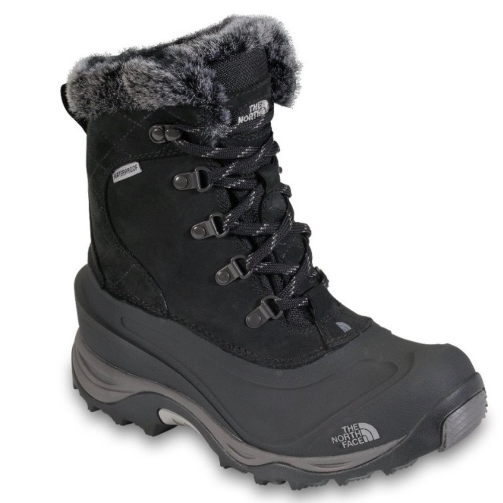 The North Face McMurdo ll snow boots, Women’s Size 9, Color: Black